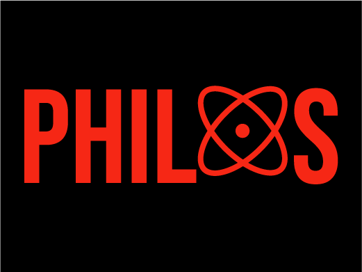 Philos logo su sfondo bianco